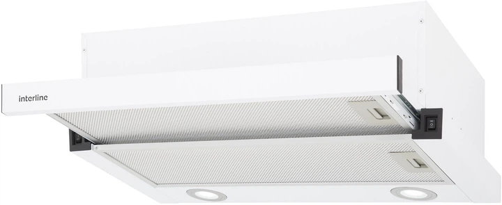 Витяжка кухонна INTERLINE SLIM WH A/60/2/T